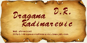 Dragana Radinarević vizit kartica